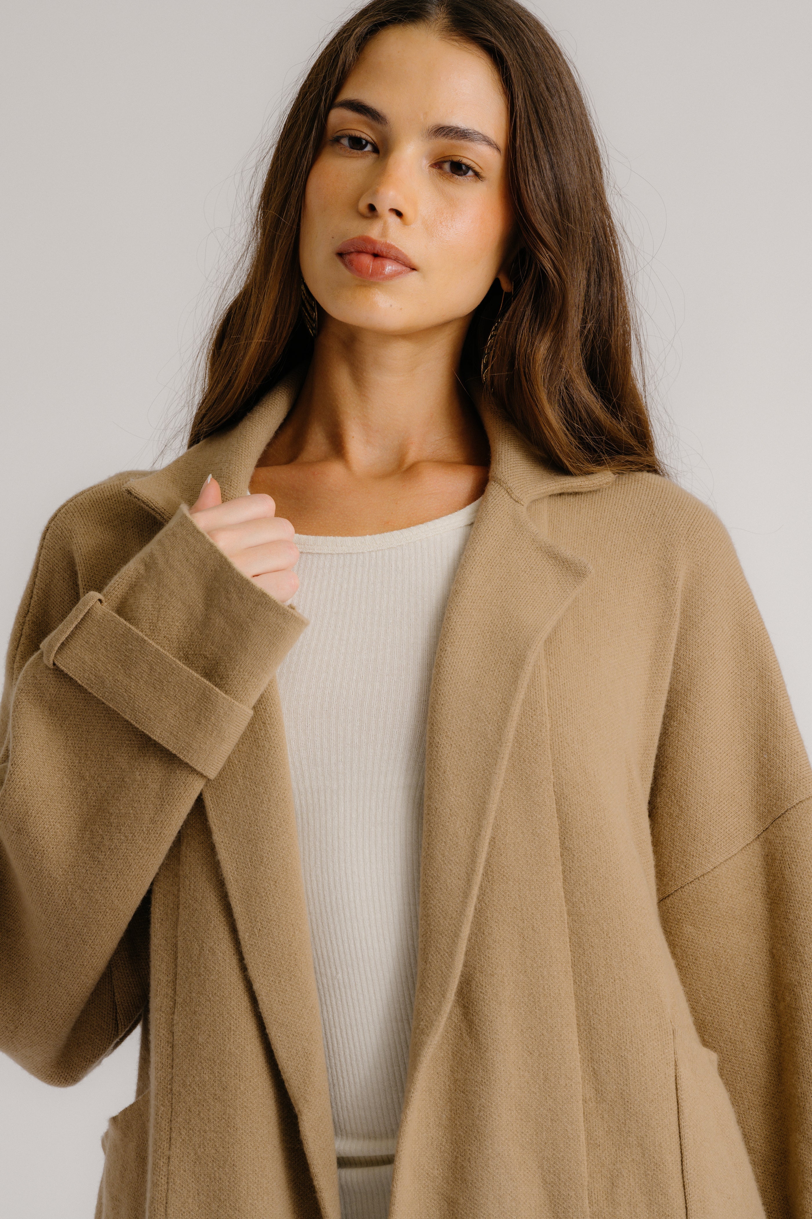 ANIKA DUSTER COAT | CAMEL