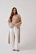 CEDAR SLOUCHY CASHMERE  DUSTER | DUNE HEATHER