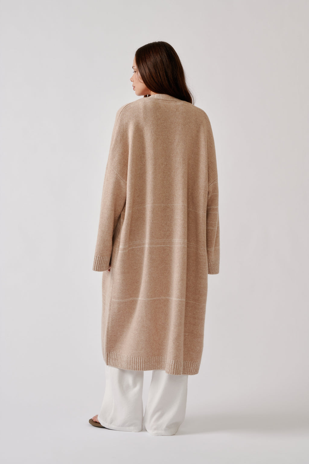 CEDAR SLOUCHY CASHMERE  DUSTER | DUNE HEATHER