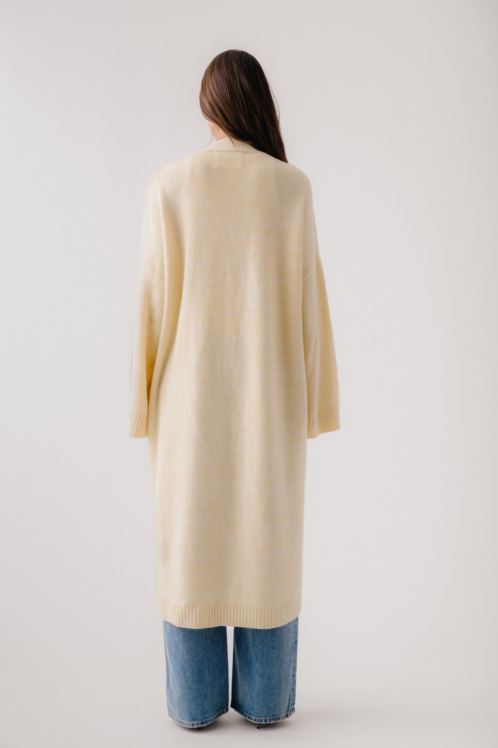 CEDAR  SLOUCHY CASHMERE DUSTER | BUTTERCUP