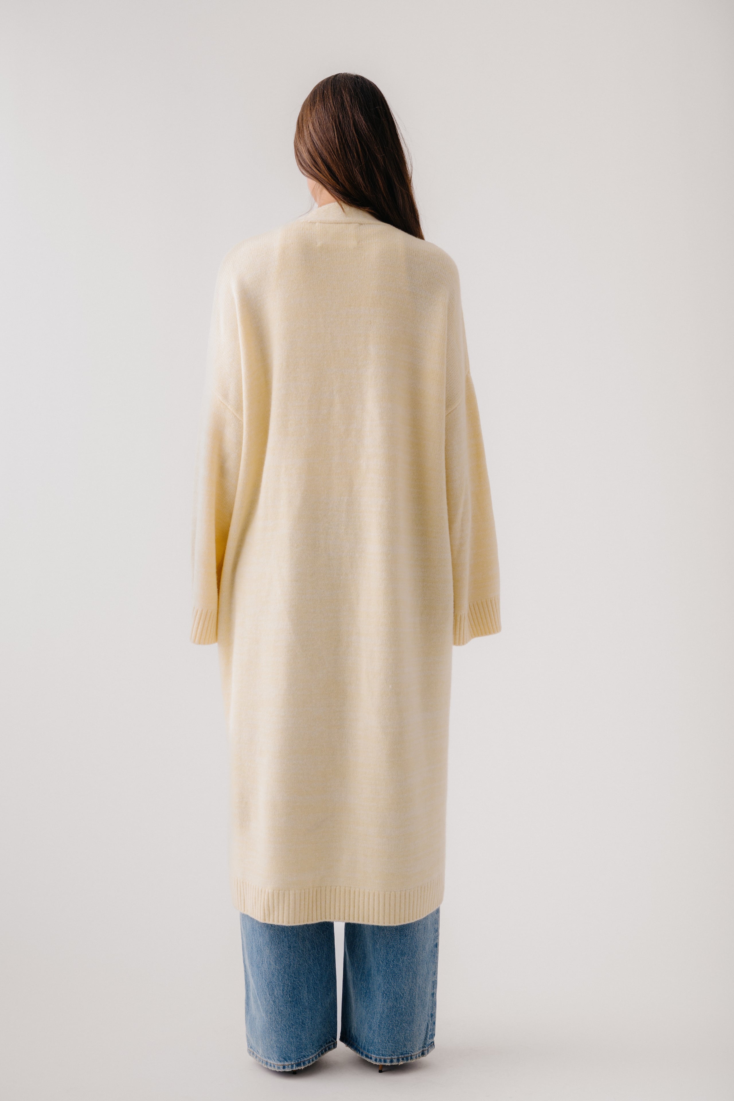CEDAR  SLOUCHY CASHMERE DUSTER | BUTTERCUP